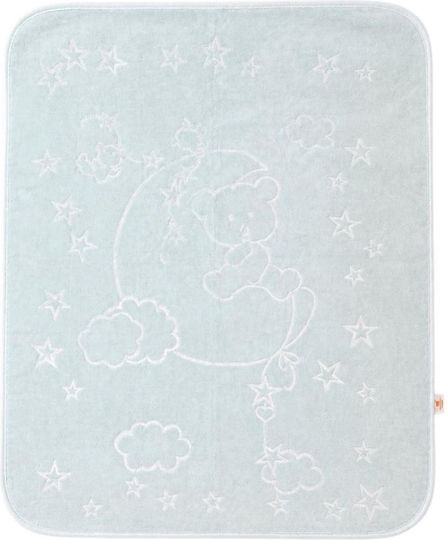 Kamtex Baby Одеяло Велур Тюркоазено 100x120см