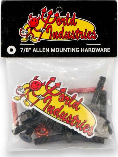 World Industries Set Șuruburi Skateboard Allen 7/8 47.140102999a78