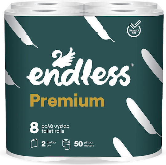 Premium Premium Toilettenpapier 8 Rollen 2 Lagen (190gr/Rolle)