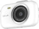 SJCAM ZV100 Compact Φωτογραφική Μηχανή 80MP 4K UHD Οπτικού Ζουμ 16x Λευκή
