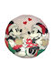 Aymax Детски Декоративен Калъф За Възглавница Mickey And Minnie Червен 40x40см