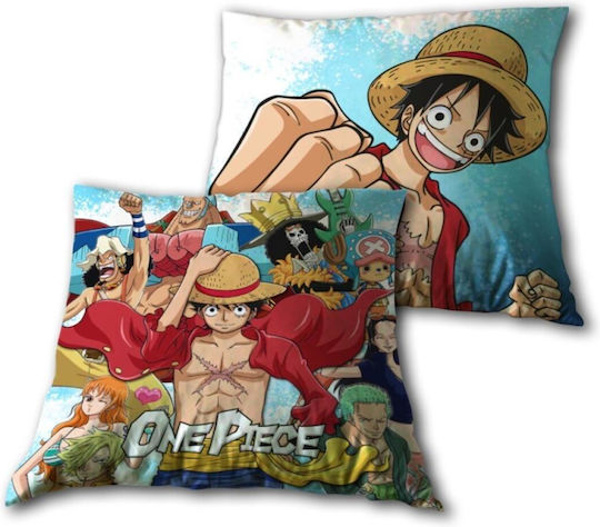 Aymax Детска Декоративна Възглавница One Piece Кафява 40x40см