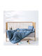 Kentia Kentia Baby Bettbezug Set mit Kissenbezug Blau 100x140cm