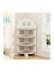 Floor Bookcase Wooden Grey 112x49.5cm
