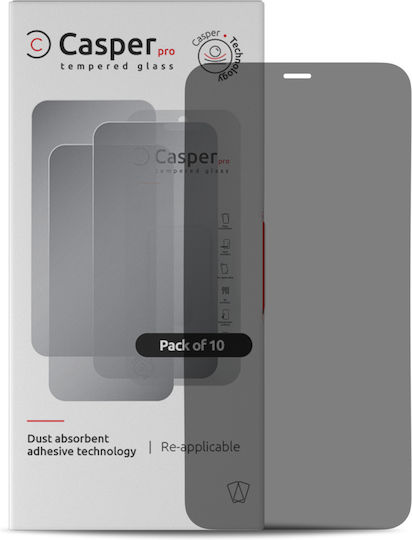 Casper Pro Gehärtetes Glas Für iPhone Xs Max 11 Pro Max 10 Stück Datenschutz