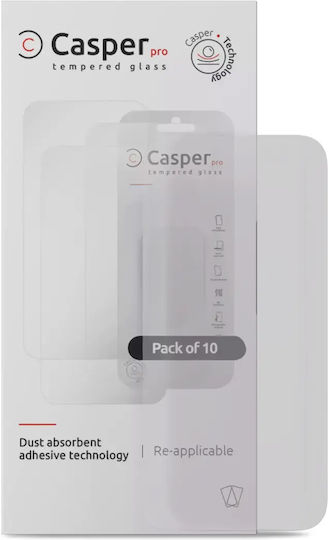 Casper Pro Tempered Glass Iphone 13 Pro Max 14 Plus 10 Pack Matte