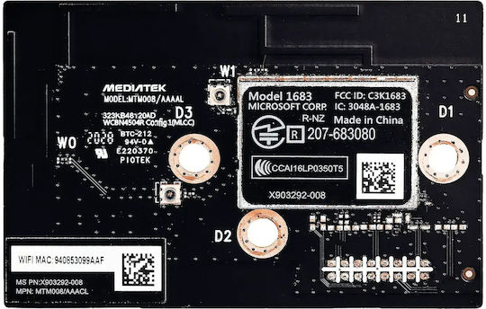 Wireless Wifi Bluetooth Модул Pcb Платка Xbox One S Платка # 1683