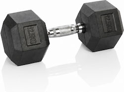 MotivationPro Βαράκι Εξάγωνο Λαστιχένιο 1 x 12.5kg MotivationPro Βαράκι Εξάγωνο Λαστιχένιο 1 x 12.5kg