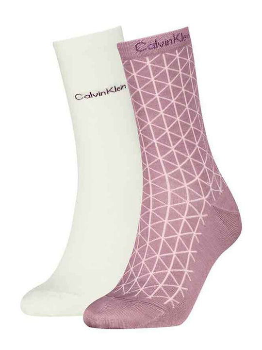 Calvin Klein Șosete pentru femei Măr Putred 2Pack