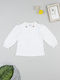 Kids Long-Sleeved White Shirt