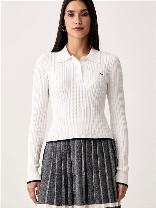 Tommy Hilfiger Дамска Polo блуза Ecru