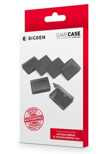 Bigben Interactive Switch Spielzeughülle für 6 Spiele in Schwarz Farbe