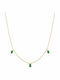 Ulysses Colier 18k Aur Galben Smaralde