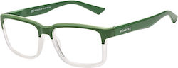 Readers Reading Glasses +3.00 In Green Colour R...