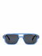 Ghetto Unisex Ochelari De Soare Albastru Transparent