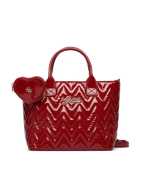 Guess Quilted Παιδική Τσάντα Ώμου Κόκκινη