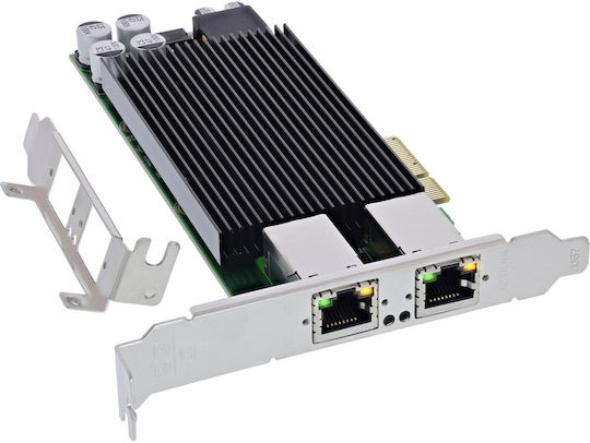 Inline Dual Gigabit 2x Rj45 1 Gb S PCI-e x4 Poe+ Netzwerkkarte