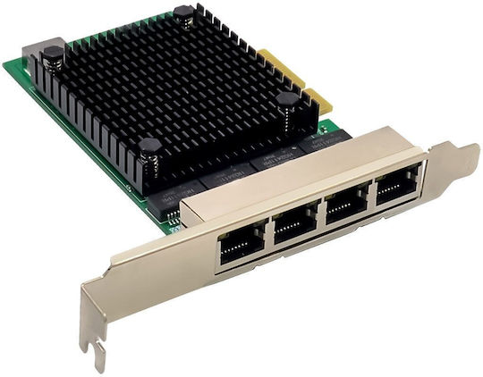 Inline Quad Gigabit Netzwerkkarte 4x Rj45 2,5gb/s Pcie X4 Inklusive Low Profile
