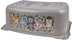Tega Baby Maltex Kinder Tritthocker 2k Teddy Forest Fellow Graues