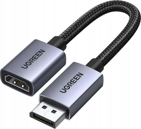Ugreen DisplayPort Männlich zu HDMI Weiblich Konverter Grau