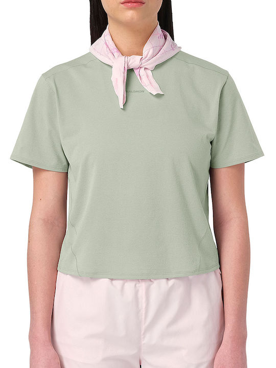 Trackline Ss Women's Sports T-shirt Khaki