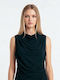 Women's Sleeveless Top Black