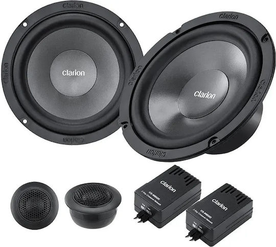 Clarion SH-1636C Autolautsprecher Set Geteilte 6.5" mit 50W RMS (2 Weg)