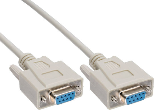 Inline 20pcs Bulk-pack Inline Null Modem Cable Db9 Female To Female 5m