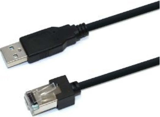 Newland Cbl026u Gender Changer Adapter Rj-45/Usb-A Black
