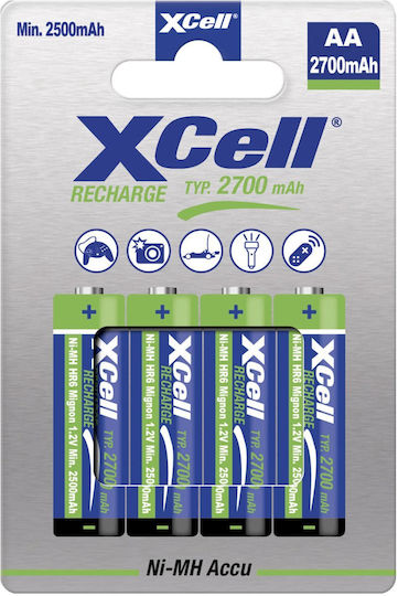 Xcell Акумулаторна Батерия AA Ni-MH 2700mAh 1.2V