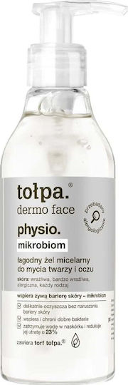 Tolpa Physio Gel De Curățare și Demachiere Pentru Față și Ochi cu Acțiune Antioxidantă 195 ml