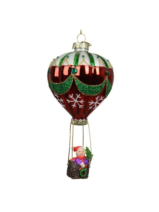 Heißluftballon Weihnachtsbaumschmuck Mehrfarbig 7.5x15cm Heißluftballon Weihnachtsbaumschmuck Mehrfarbig 7.5x15cm