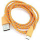 Omega Cablu Regular USB 2.0 la micro USB Albastru 1m 42318 1 Bucată