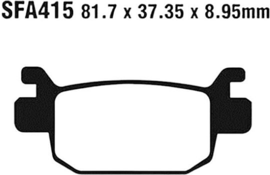 Brake Pads FA415 RCB Racing Boy SH 125/150 09-SH300 06-FORZA Rear Vario/ADV150 E Series