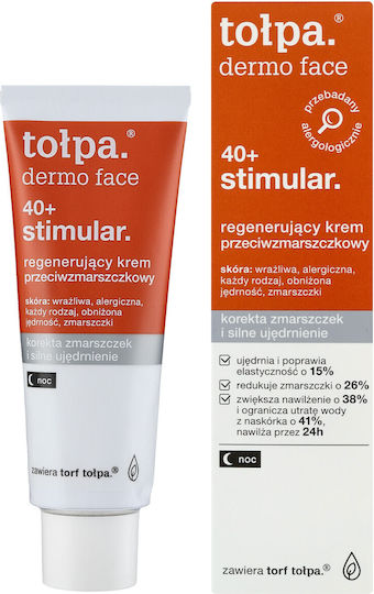 Tolpa Dermo Face Stimular 24h Night Face Cream for Moisturizing, Anti-aging & Restoring 40ml