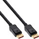 InLine Кабел DisplayPort мъжки - DisplayPort мъжки 0.5m Черен