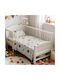 Melinen Set Baby Crib Sheets Cotton Satin Prime Line Baby Planets 120x170cm
