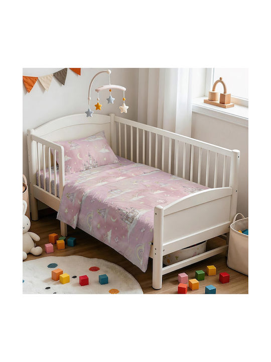 Melinen Set Baby Crib Sheets Cotton Satin Prime...