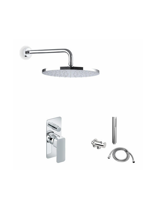 Eurorama Quadra Chrome για Ντουζιέρα 2 Εξόδων Α...