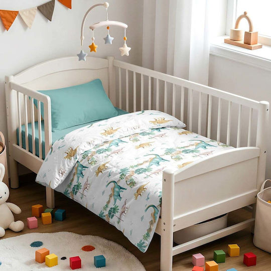Melinen Prime Line Baby Multicolour Dinosaur 110x160cm 20006646