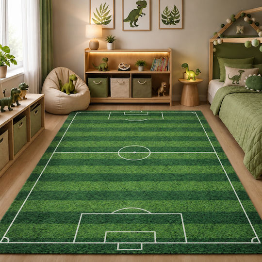Homeone Детски Килим Футболно Игрище 160x210см