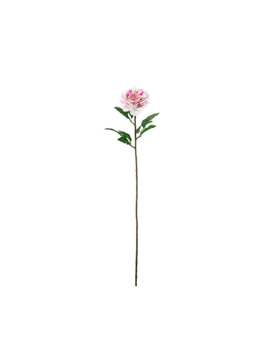 Изкуствен Декоративен Клон Peony Розов 98см Art...