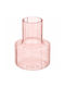 Atmosphera Decorative Glass Vase 012 Purple 13.5xH19cm