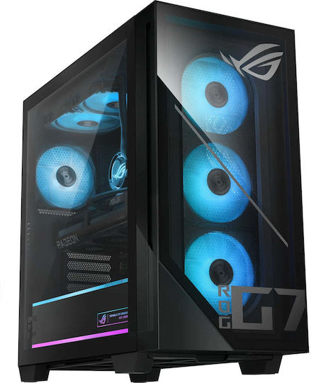 Asus Rog G700 GM700TZ-R9800X212W Гейминг Настолен Компютър (Ryzen 7-9800X3D/64GB DDR5/2TB SSD/GeForce RTX 5080/W11 Home)
