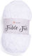 Strickgarn Fable Fur Gounaki 100g Weiß