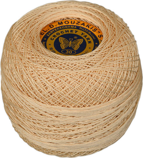 Baumwolle Strickgarn Pelota Schmetterling Strickgarn 50gr 30 Ecru
