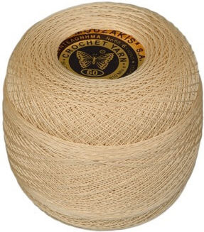 Strickgarn Baumwolle Pelota Schmetterling Stricken 50g 60 Ecru