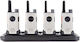 Pack 8 Hytera S1 Uhf White Pearl Walkie-talkie + Πολλαπλός Φορτιστής – Επαγγελματικό Uhf