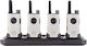Pack 8 Hytera S1 Lf Pmr-446 White Pearl + Πολλαπλός Φορτιστής – 27ώρη Αυτονομία