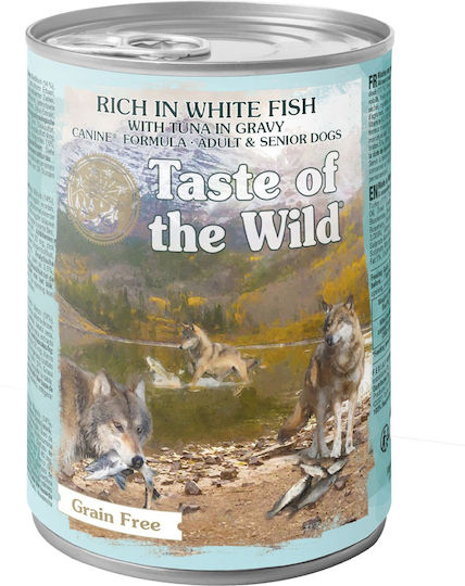Taste Of The Wild Wild Wet Dog Food in Cans Grain-Free 390g